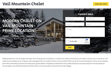 Modern Chalet on Vail Mountain